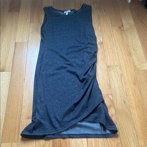 Sleeveless Charcoal Gray Dress